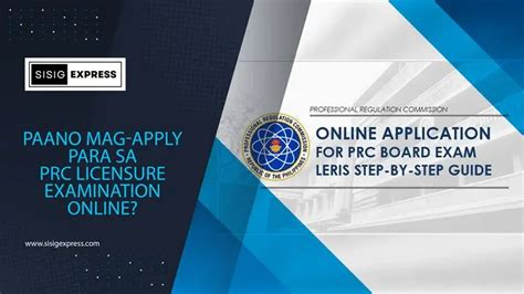 prc.gov ph|How To Apply for PRC Licensure Examination Online: .